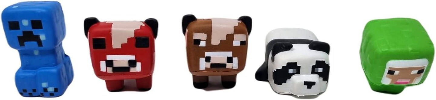 Minecraft 5 Piece SquishMe Series 2 Collectors Box