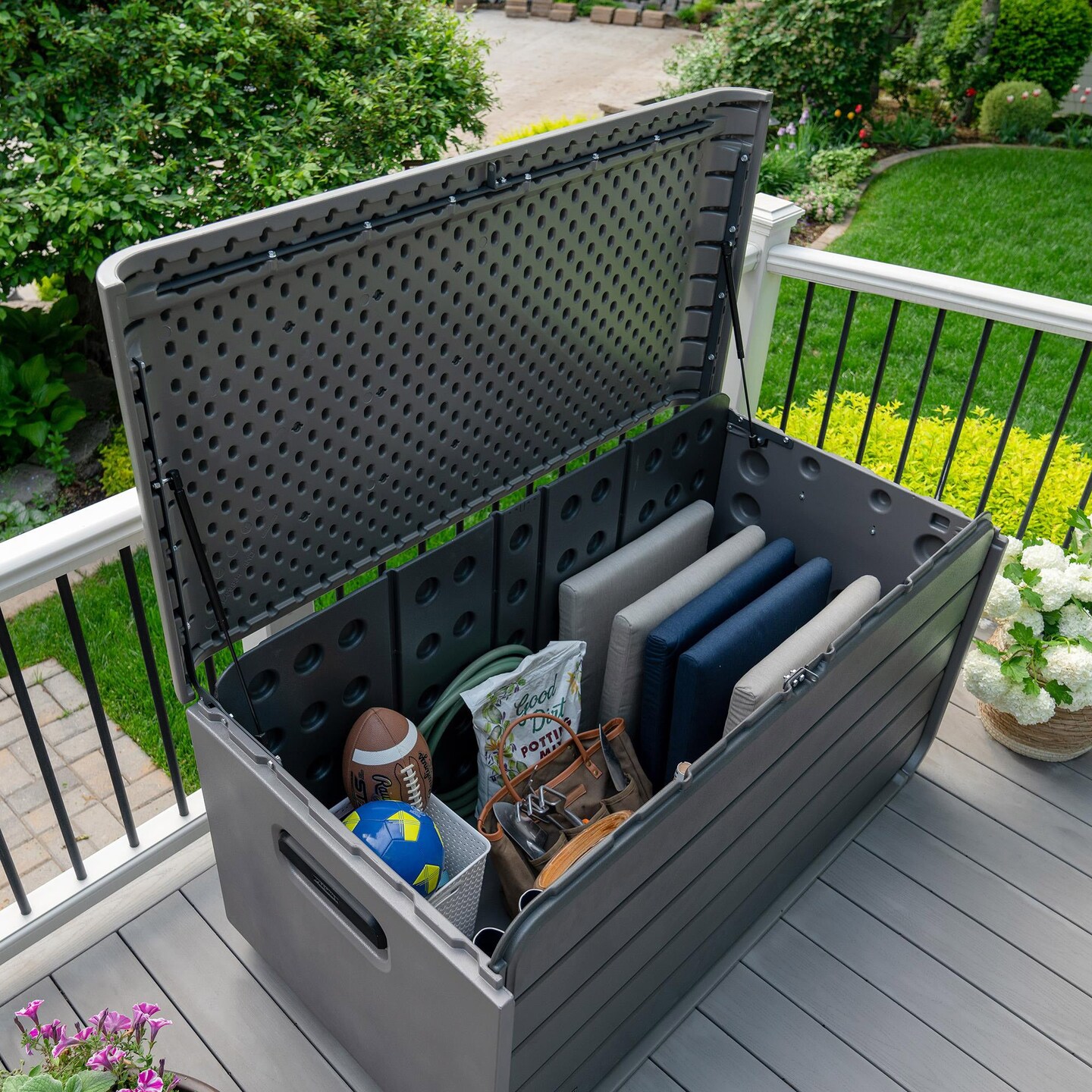 165 Gallon Modern Deck Box