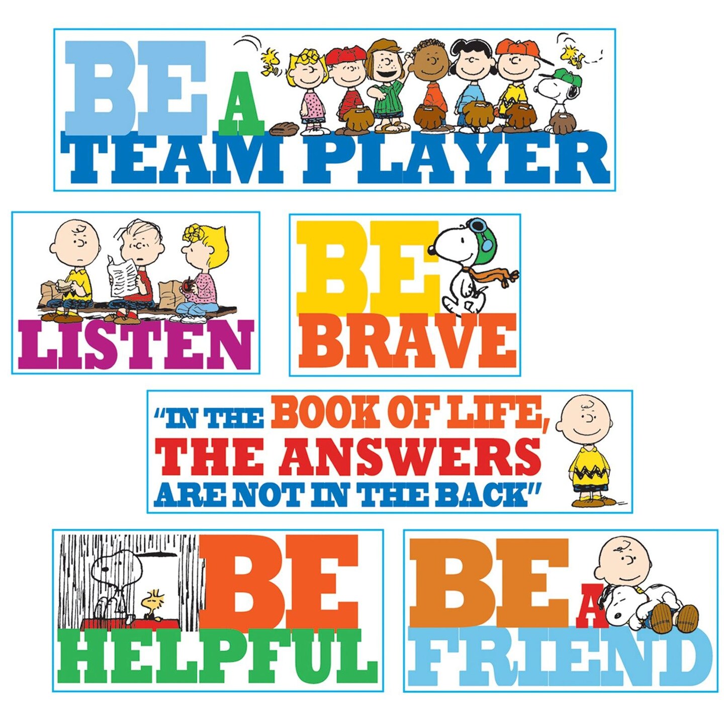 Peanuts&#xAE; Be The Best You Can Be Bulletin Board Set