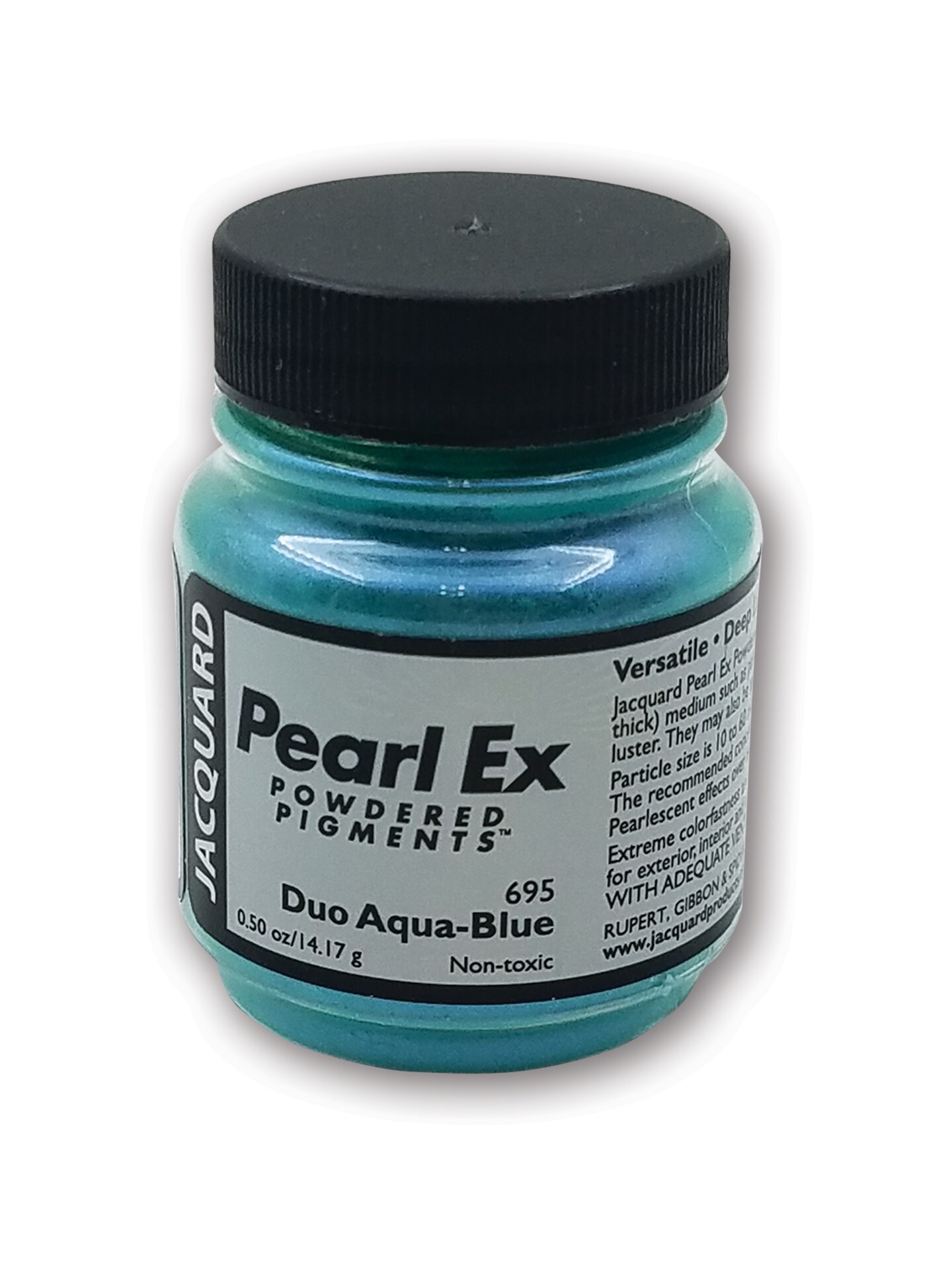 Jacquard Pearl Ex Pigment, 1/2 oz. Jar, Duo Aqua Blue