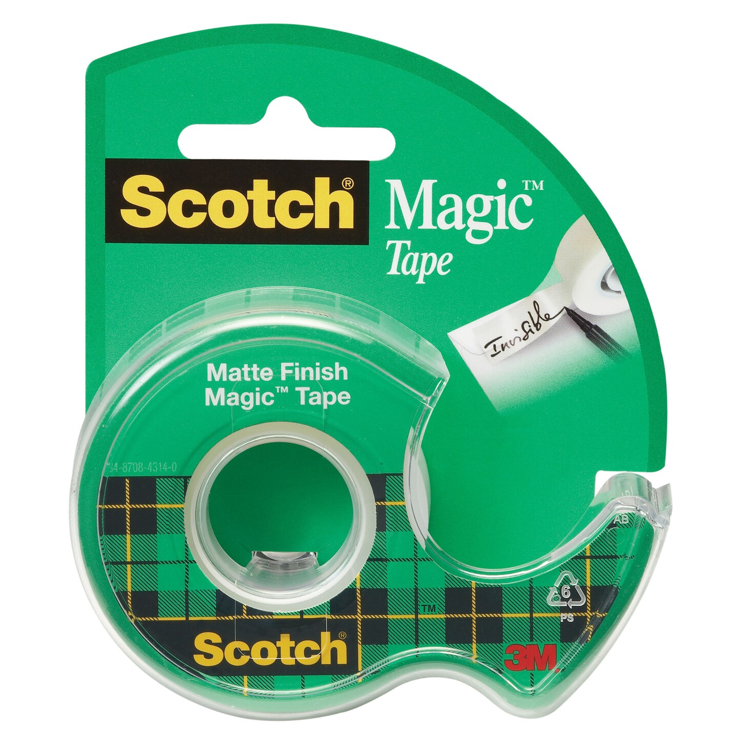 3M Magic Transparent Tape, 3/4&#x22; x 8.33 yds.