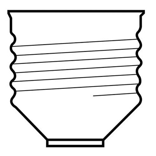 Satco 43w 120v G25 Globe White Halogen Light Bulb E26 Medium base 3PK