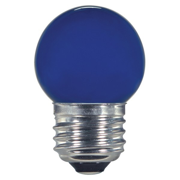 1.2w S11 LED 120v Ceramic Blue E26 Medium base