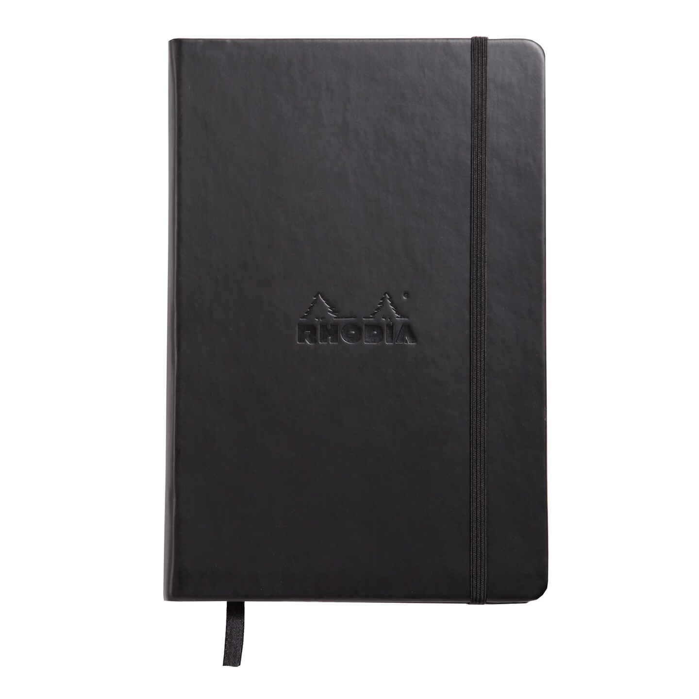 Rhodia Webnotebook, Lined, 5.5&#x22; x 8.25&#x22;, Black