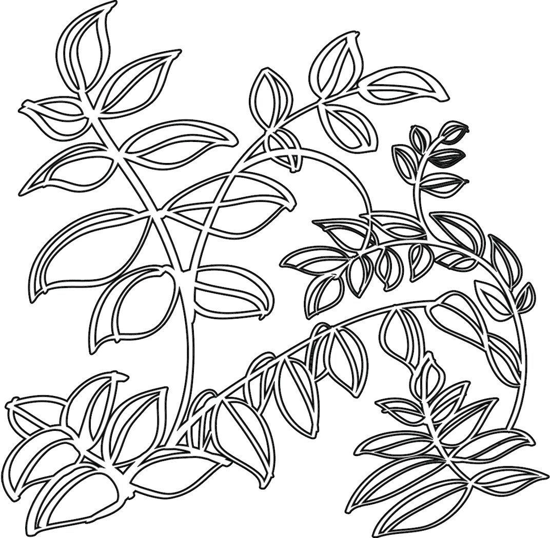 The Crafter&#x27;s Workshop Stencils - 6&#x22; x 6&#x22; - Vines