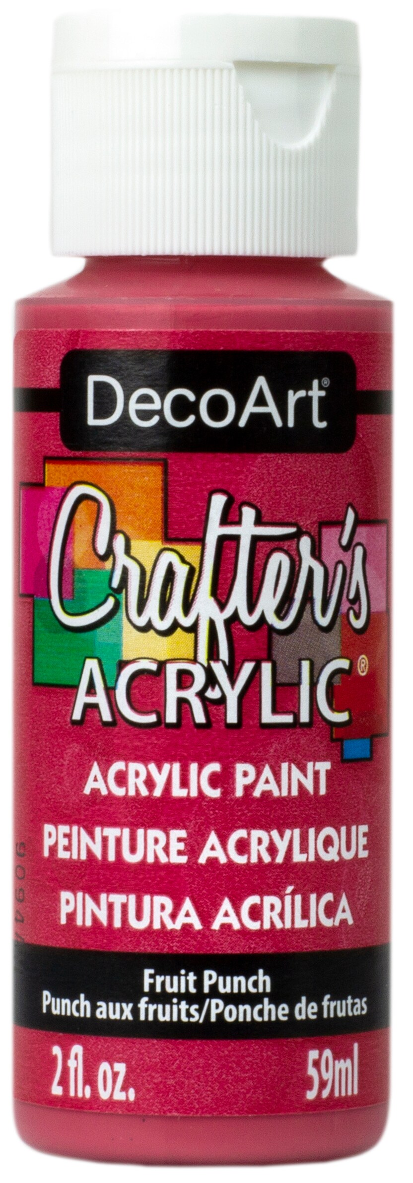 DecoArt Crafter&#x27;s Acrylic Paint, 2 oz., Fruit Punch