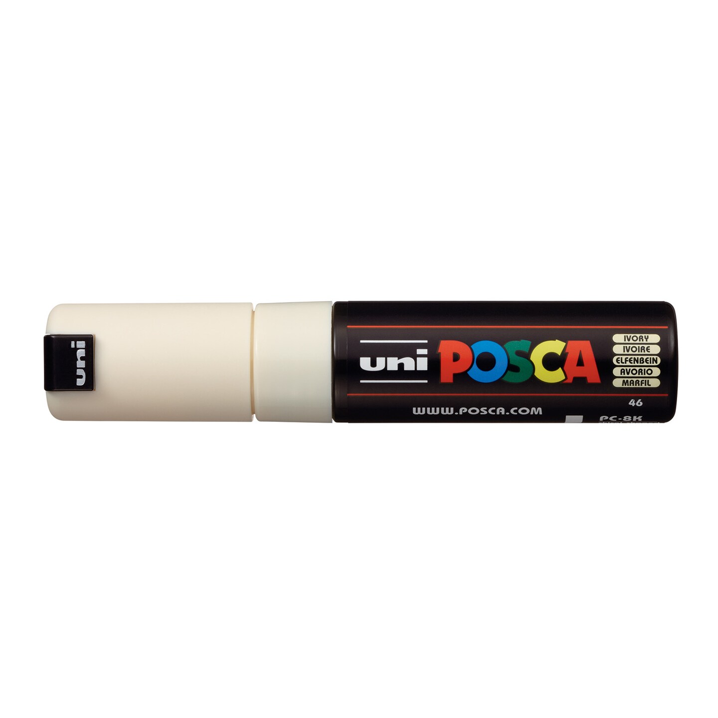 POSCA Paint Marker, PC-8K Broad Chisel, Ivory | Michaels