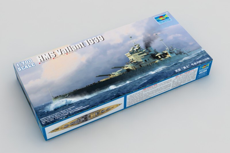 Trumpeter  1/700 HMS VALIANT 1939 1/700 Plastic Model