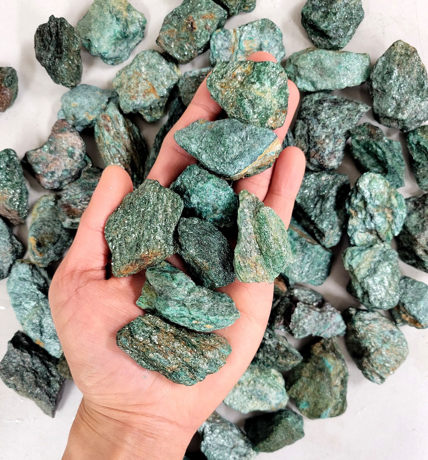 Fuchsite Crystals - Rough Stones Bulk