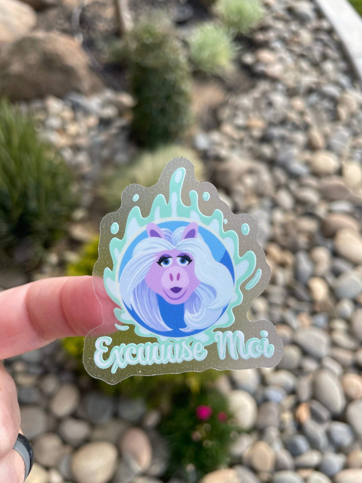Excuse Me Sticker