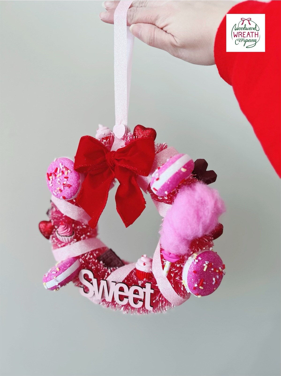 2.5 Valentine Heart Cookies Ribbon: Pink - 10yds (RGF117415) – The Wreath  Shop