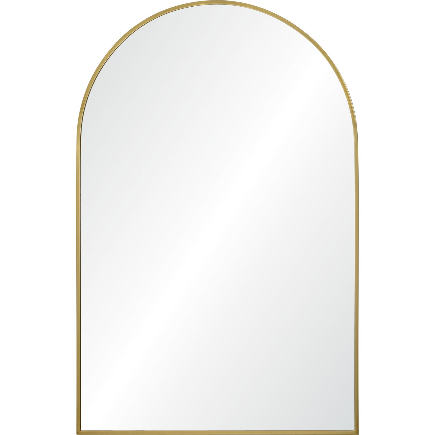 Signature Home Collection Durness Framed Wall Arch Mirror - 36&#x22; - Gold