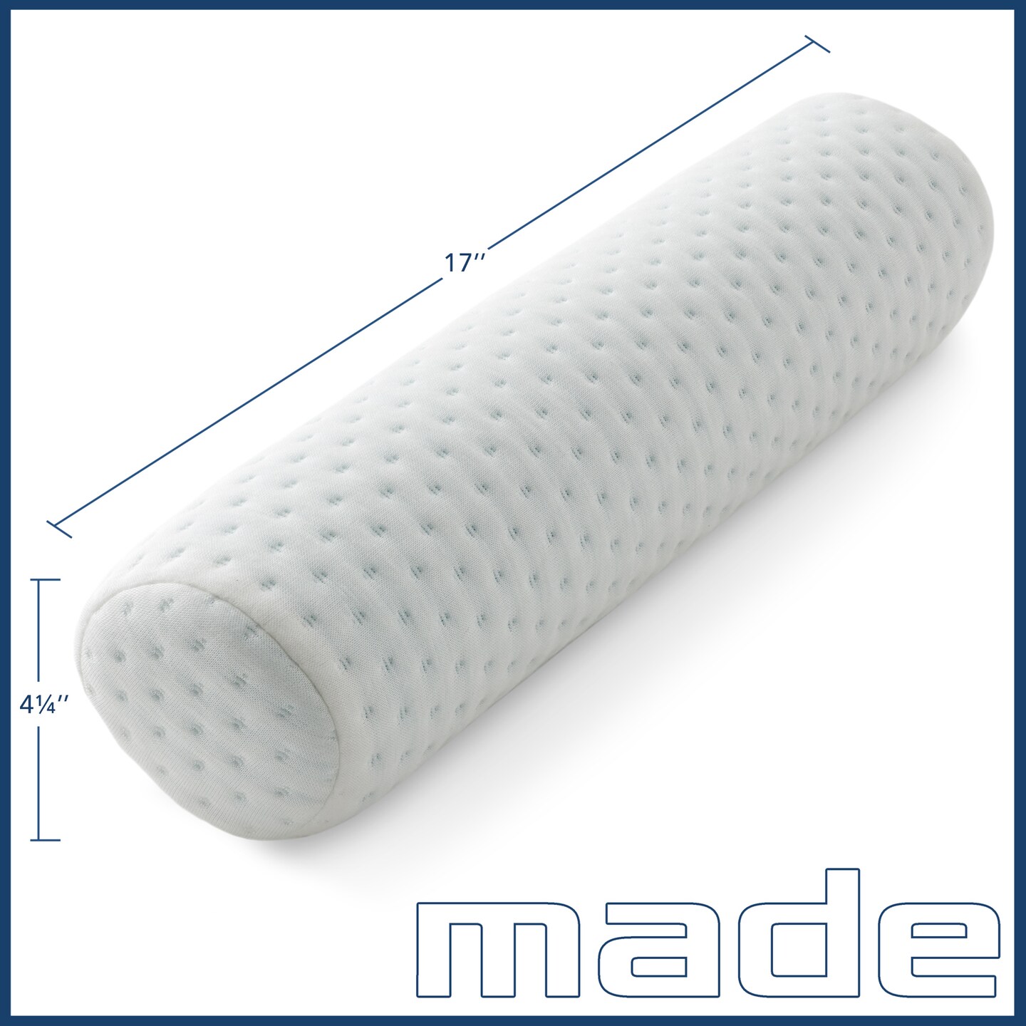 Made Medical Memory Foam Pillow, Support for Neck, Legs, Back and Spine During Sleep