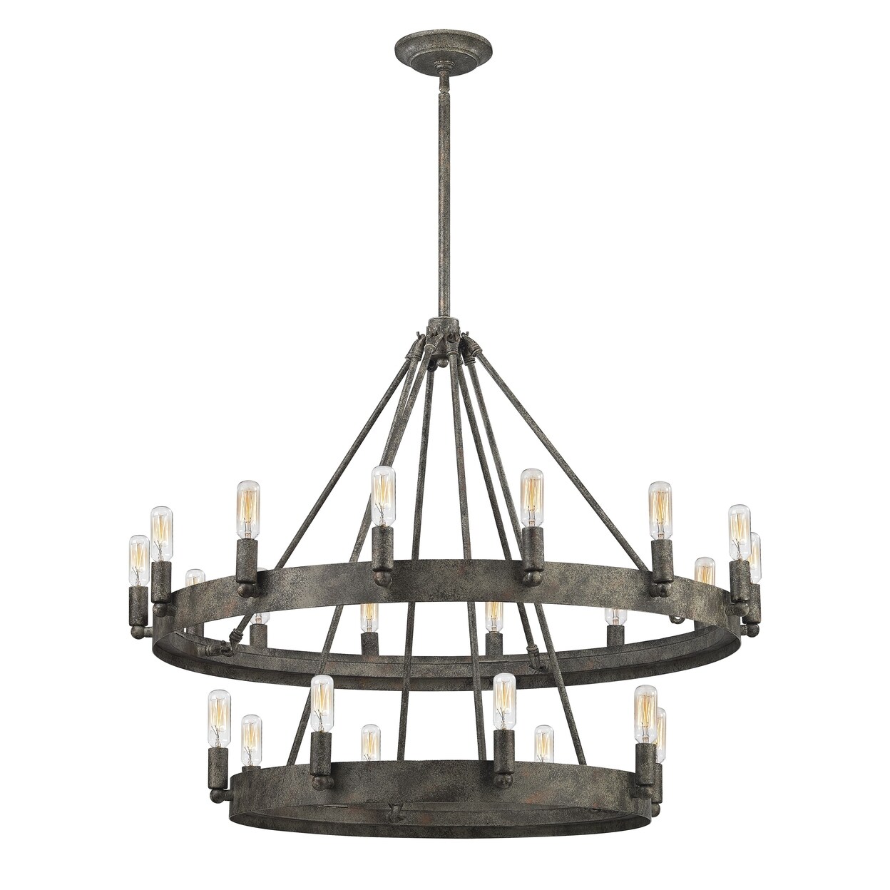 Elk Showroom Lewisburg 32 Wide 22-Light Chandelier - Malted Rust