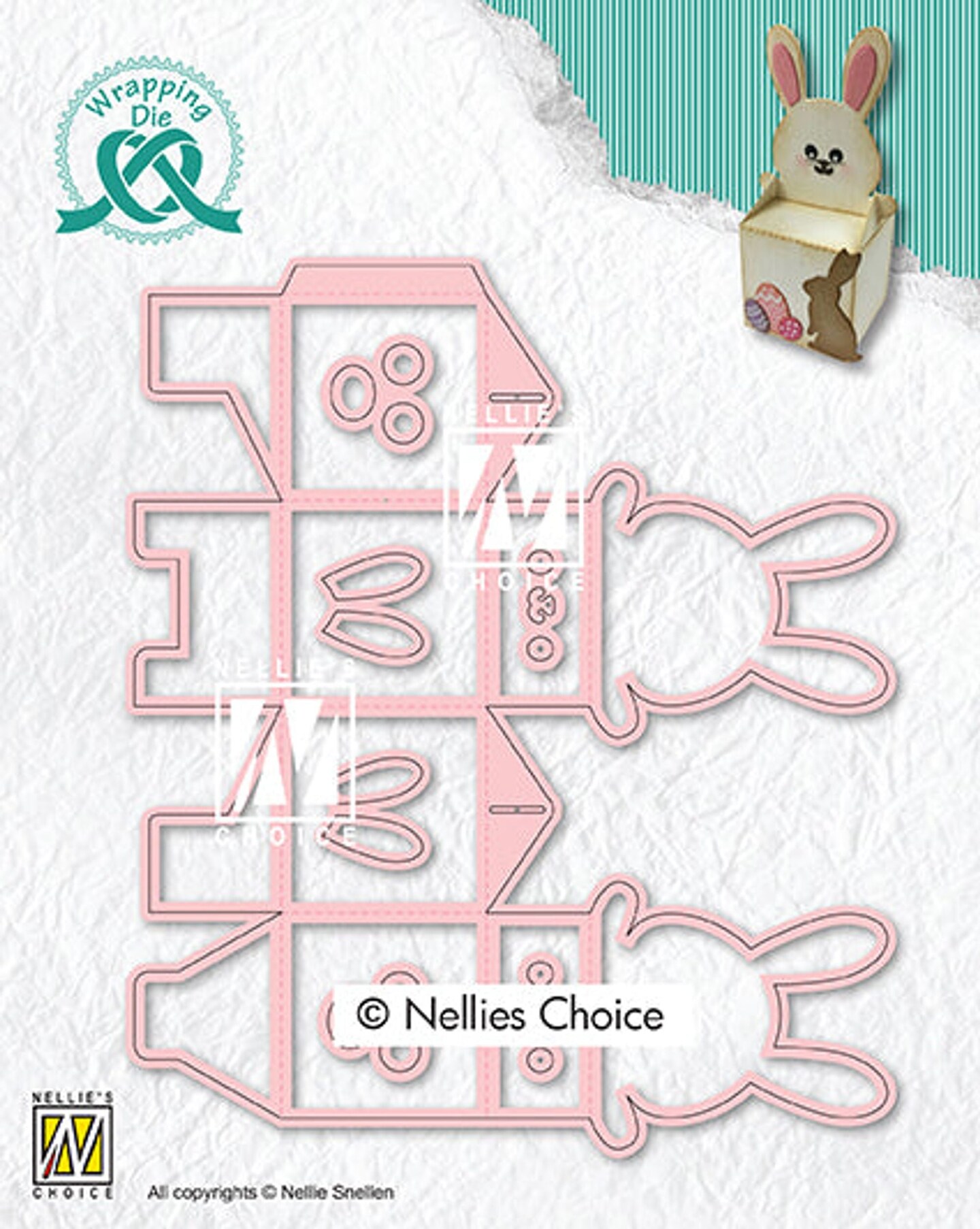 Nellie&#x27;s Choice Wrapping Dies Easter Basket
