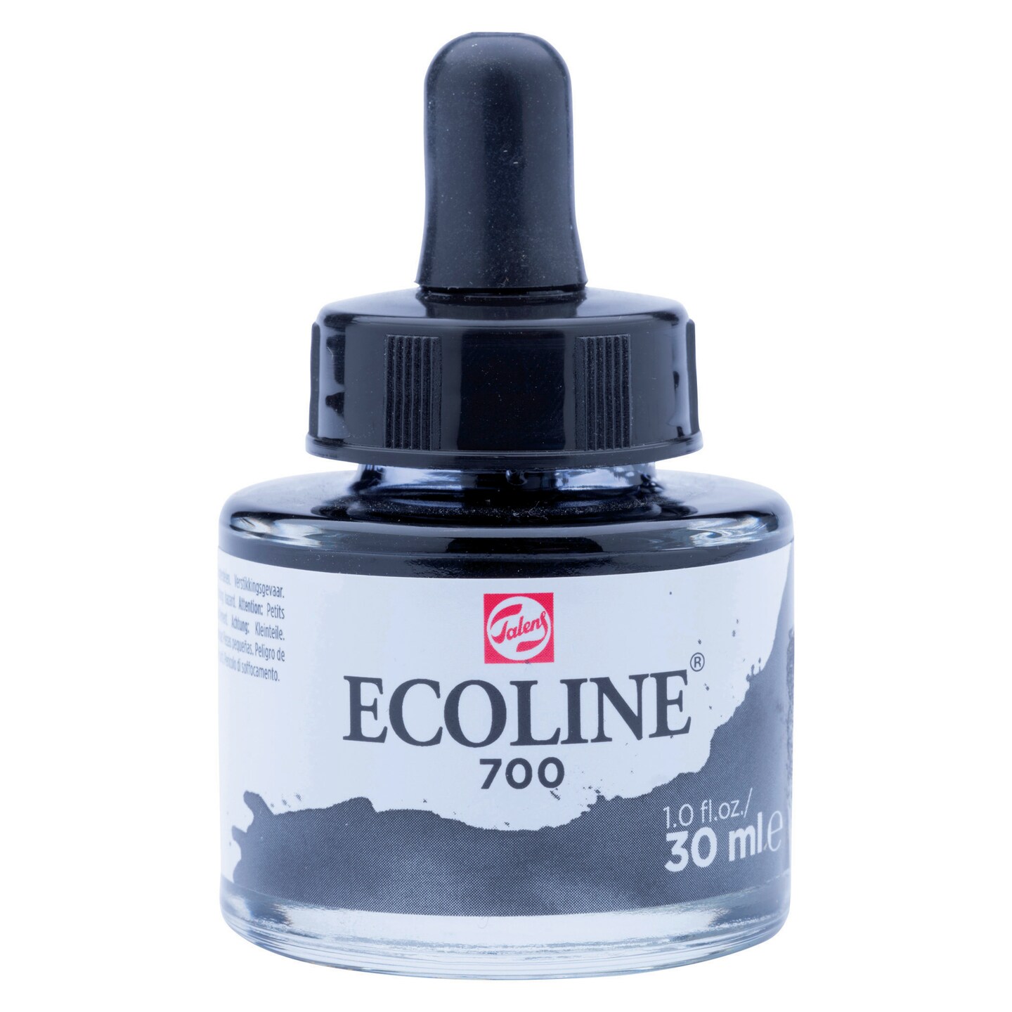 Ecoline Liquid Watercolour, 30ml Jar, Black