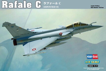 HobbyBoss  1/72 RAFALE C Plastic Model