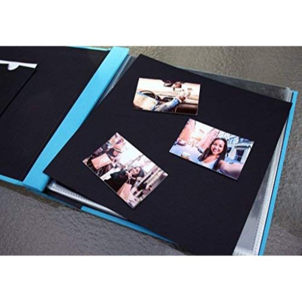 Zink Scrapbook Album, Cloth Covered 8x8 Scrapbook Album with Front