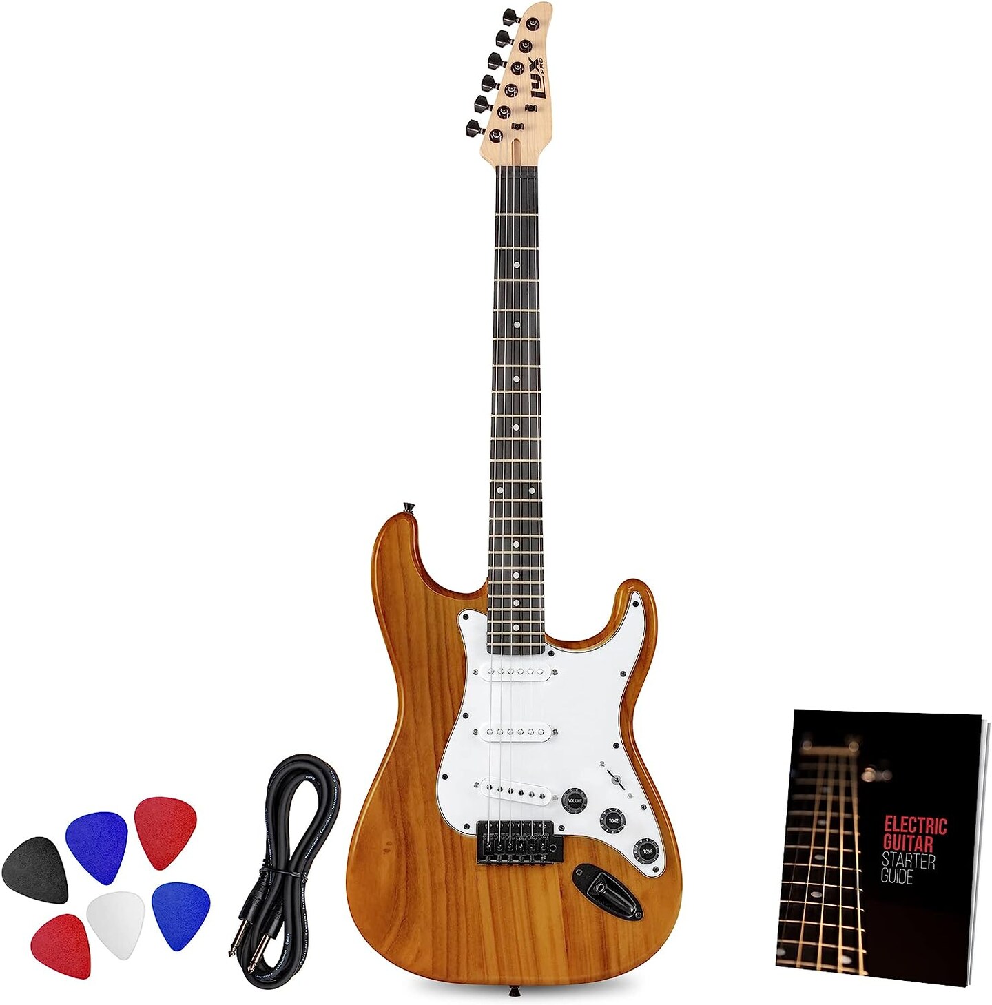 LyxPro 39" Stratocaster Solid Body Beginner Electric Guitar