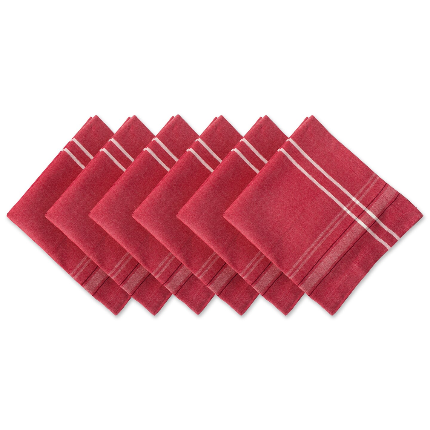 DII Tango Red French Chambray Napkin (Set of 6)