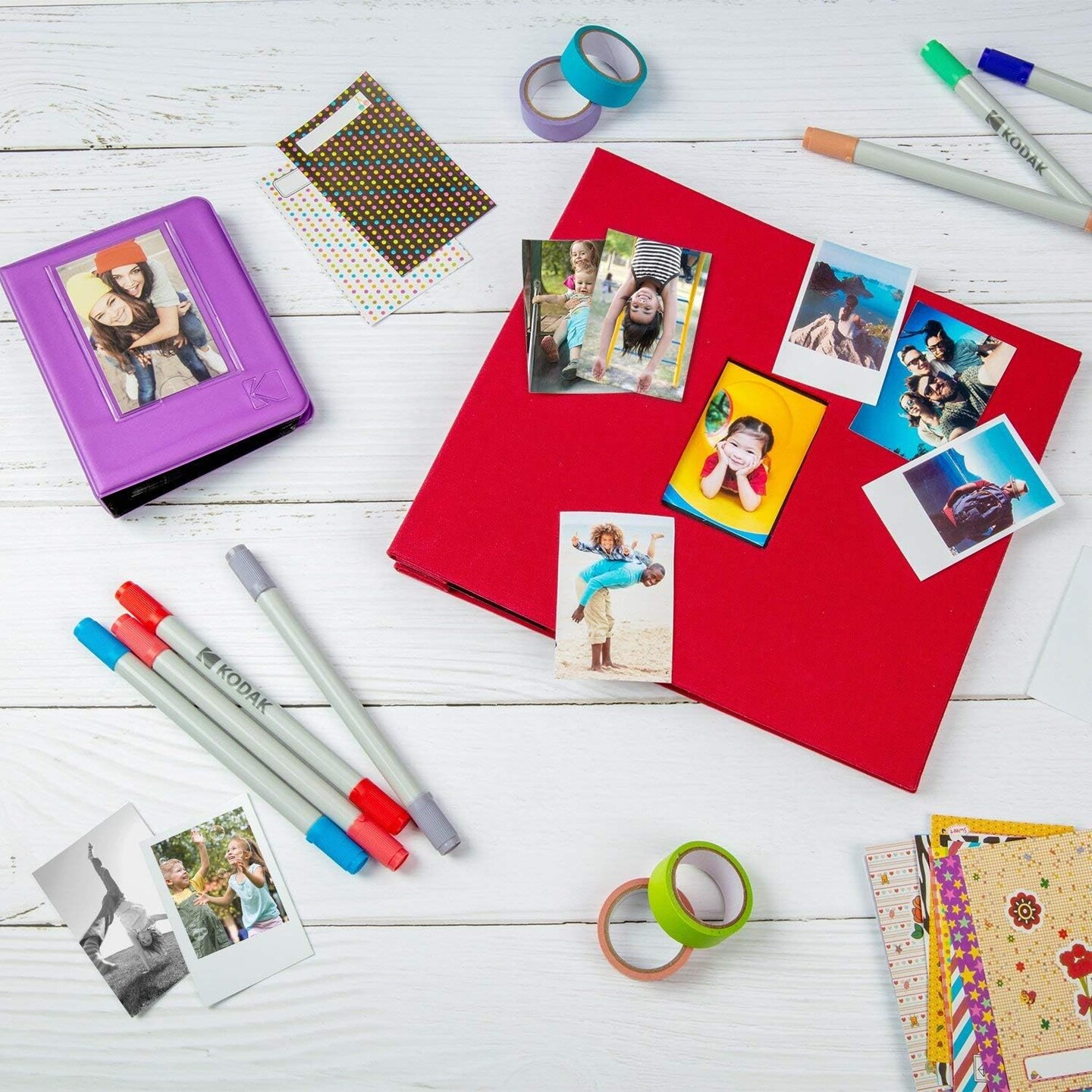 Zink Colorful Fine & Chisel Double Twin Tip Marker Set, 12 Pack for Kodak, Lifeprint, Polaroid, HP, Canon & More