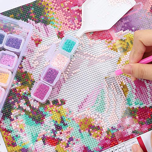 168 Slots 6 Pieces 28 Grids Diamond Painting Boxes Plastic Organizer, Bead Organizer