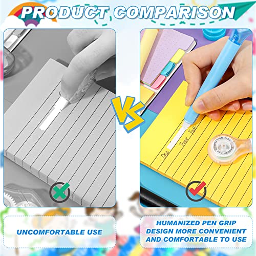 10-Pack Correction Tape Pens Ink Corrector Tape Erasers for School and Office Supplies 0.2 x 236 Inches