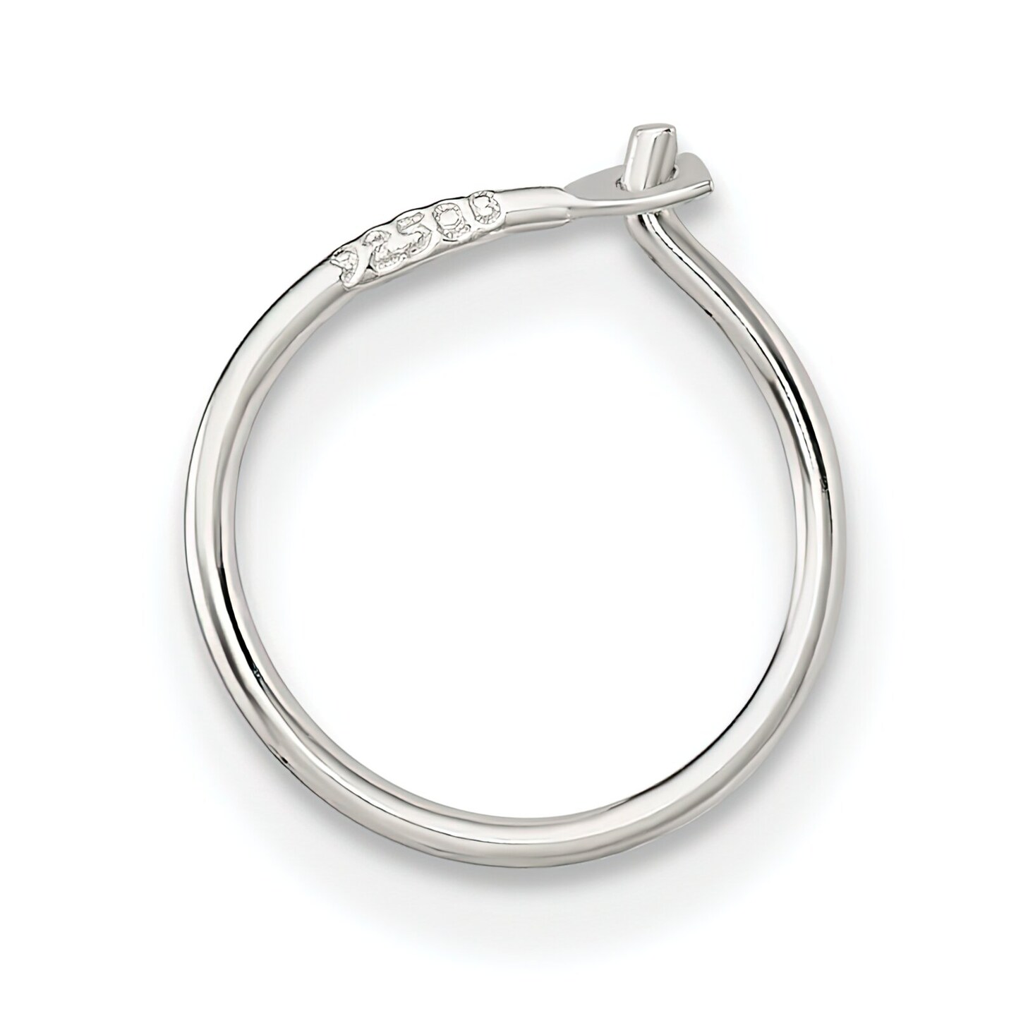 Sterling Silver Wire Hoop Earring Jewerly - Pack of 12