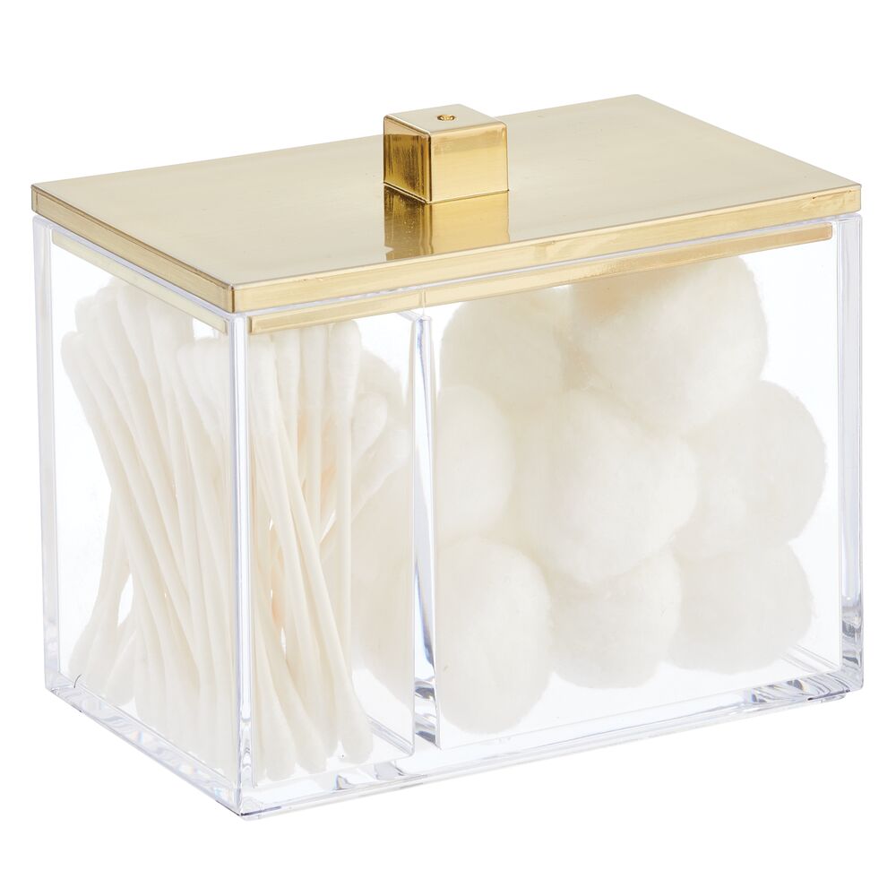 mDesign Square Storage Apothecary Jar for Bathroom Michaels
