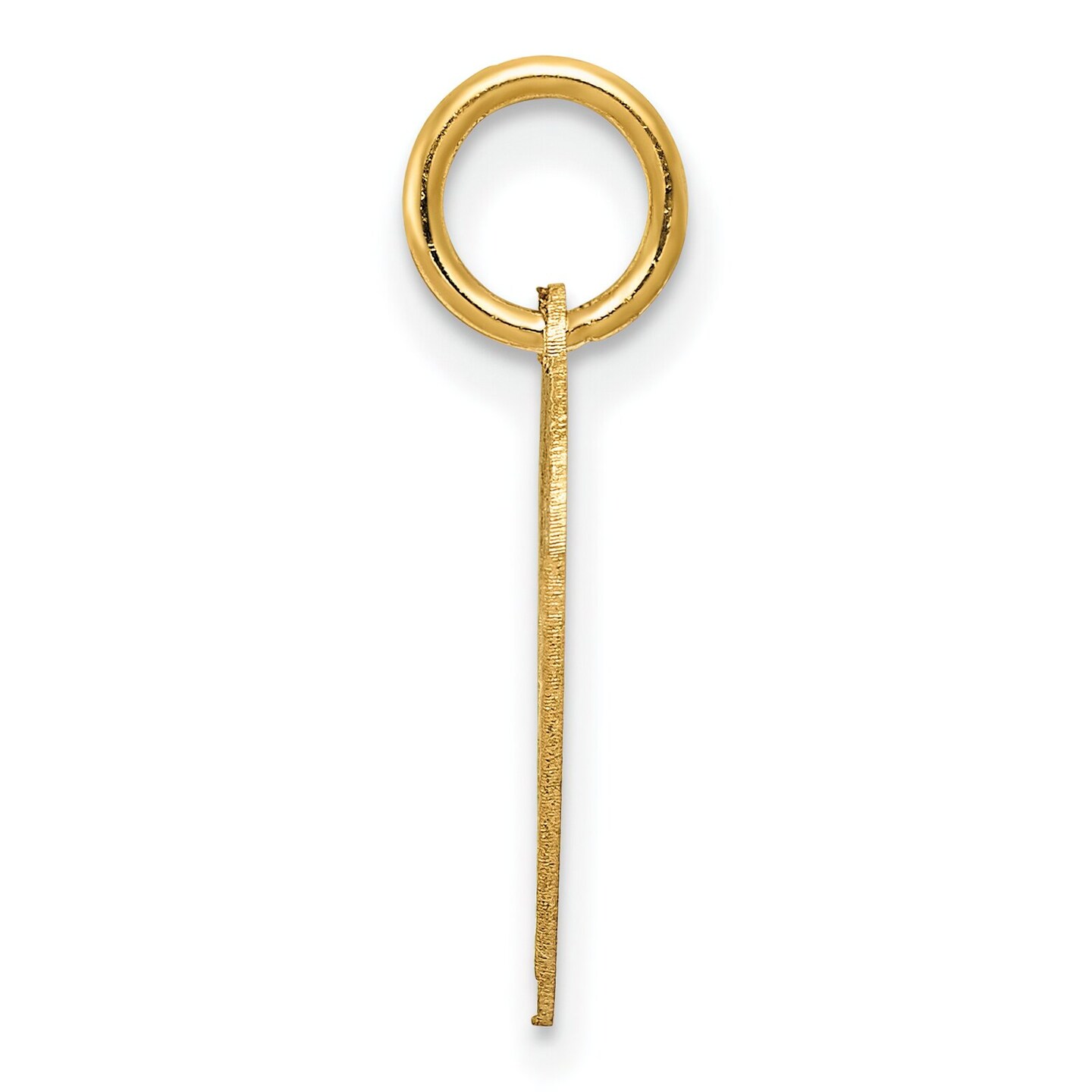 14K Yellow Gold #1 Goddaughter Heart Charm Jewelry