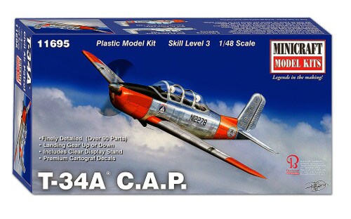 MiniCraft  1/48 T-34 Civil Air Patrol Plastic Model