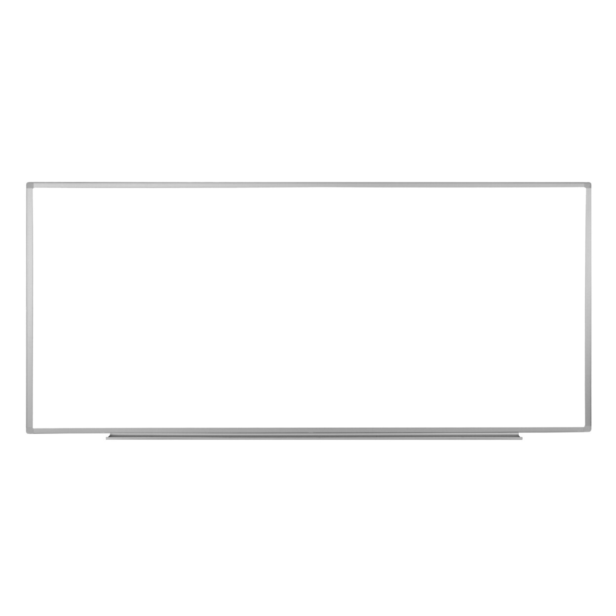 Offex 96"W x 40"H Wall Mounted Dry Erase Magnetic Whiteboard with Aluminum Frame and Marker Tray