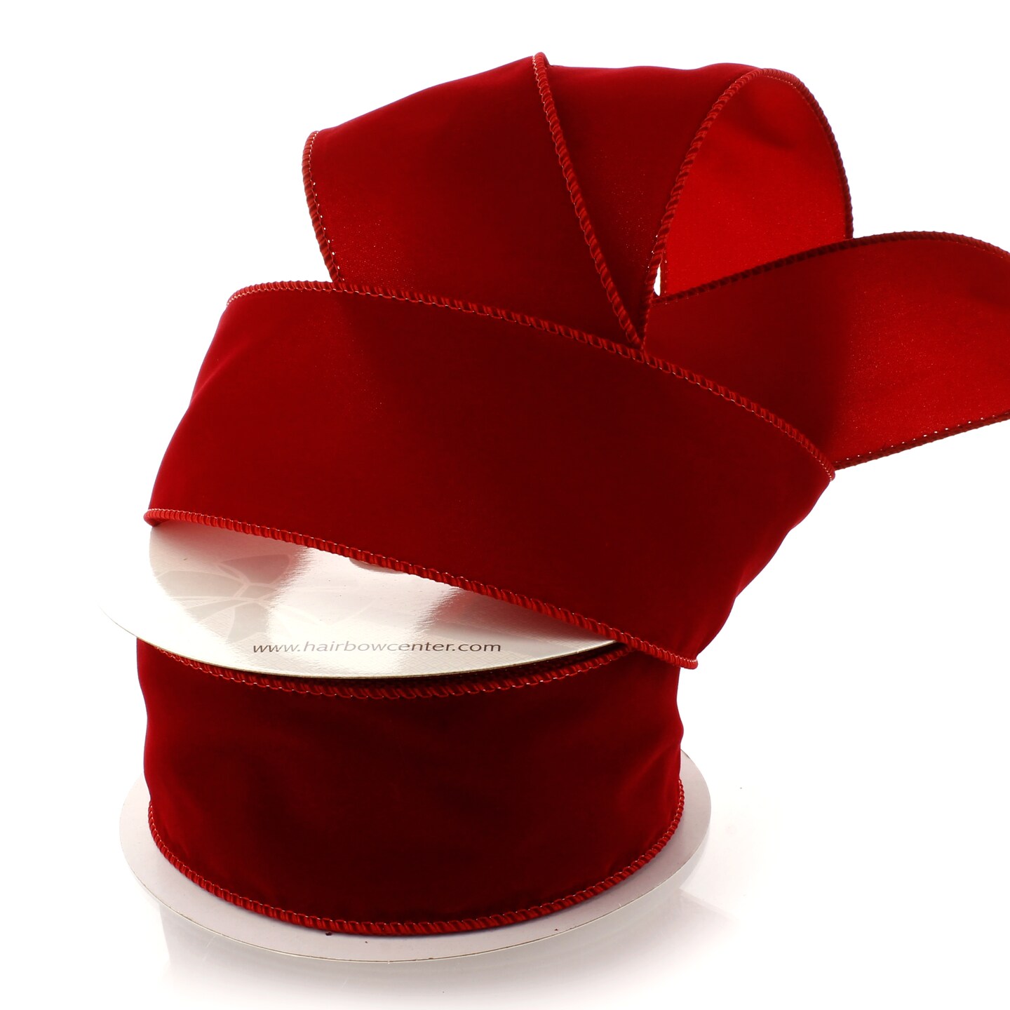 Pecan Velvet Designer WIRED Ribbon, 1 Inch by 10 Yards – Holiday Hangups