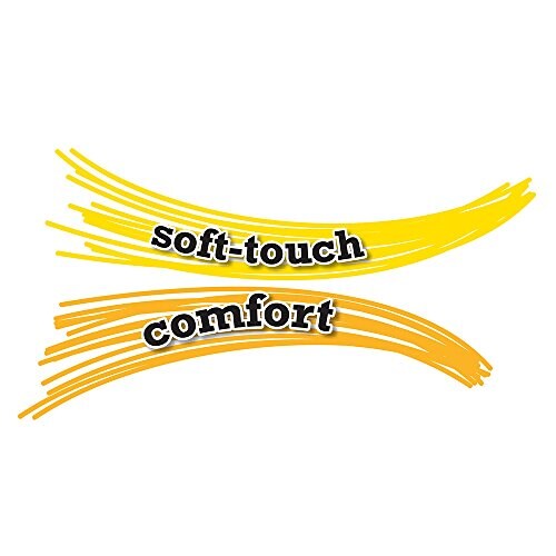 Soft Feel Assorted Colors Retractable Ballpoint Pens, Medium Point (1.0mm), 36-Count Pack, Black and Blue Pens With Soft-Touch Comfort Grip