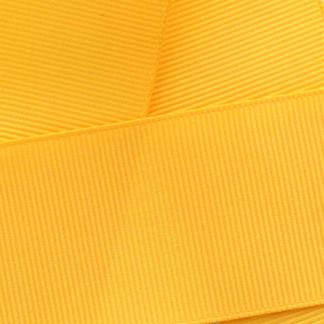 7/8&#x22; Grosgrain Ribbon Solid 660 Yellow Gold 5yd