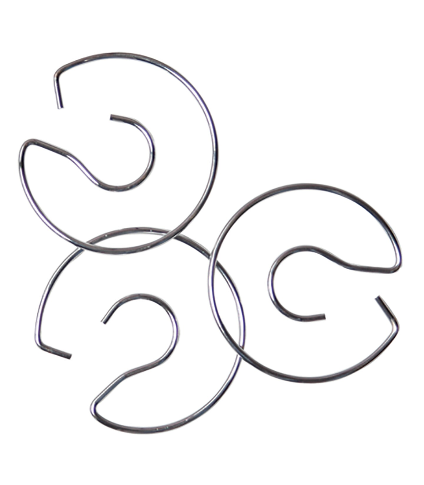 Carson Dellosa Double Pocket Chart Stand Rings—Hanging Rings Replacement Set, Pocket Chart Hooks, Classroom Accessories and Organization, Chrome (3pc)