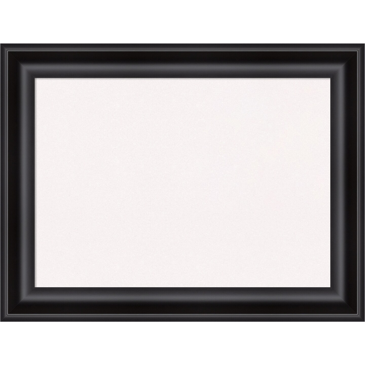 Grand Black Framed Corkboard, White Cork