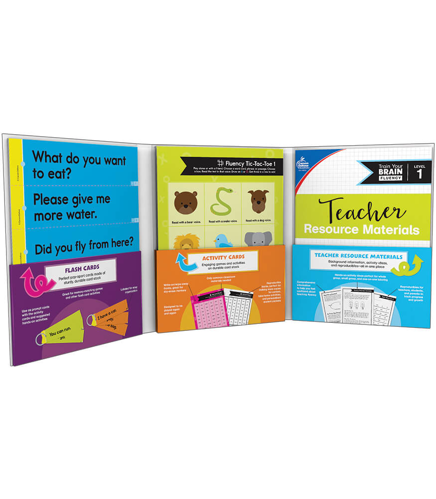 Carson Dellosa Train Your Brain: Fluency Level 1 Classroom Kit