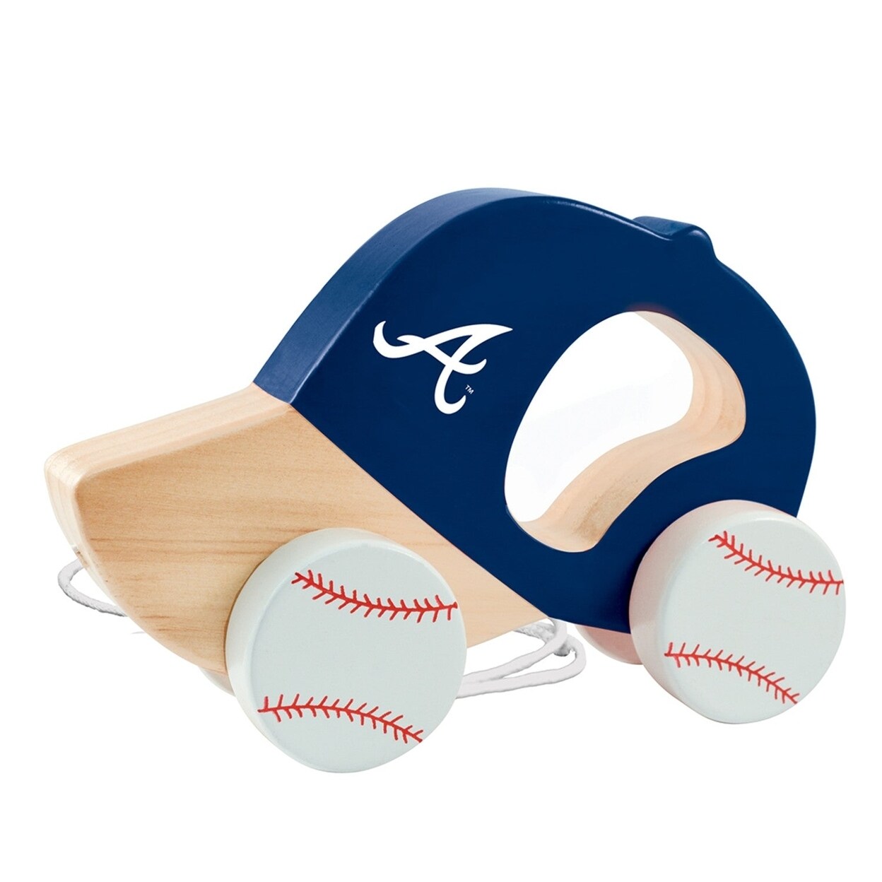 MasterPieces Atlanta Braves - Push and Pull Baby Toy
