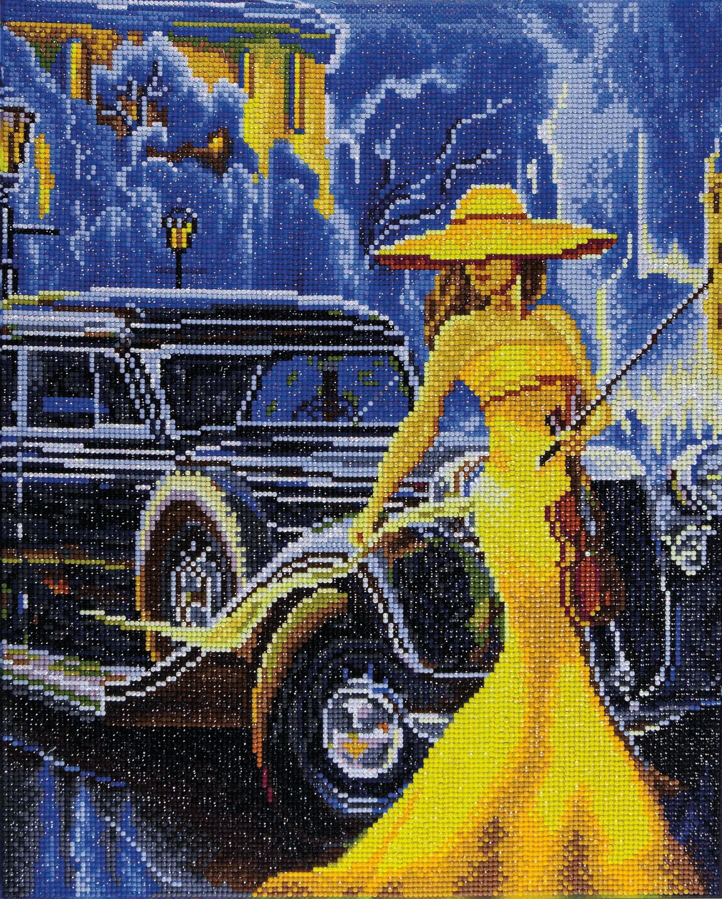 DIAMOND ART BY LEISURE ARTS Diamond Painting Kits For Adults 16"x20" Advanced Sparkle Yellow Dress, Full Drill, Diamond Art Kits, Dimond Art, Diamond Art for Adults, Diamond Art Kit