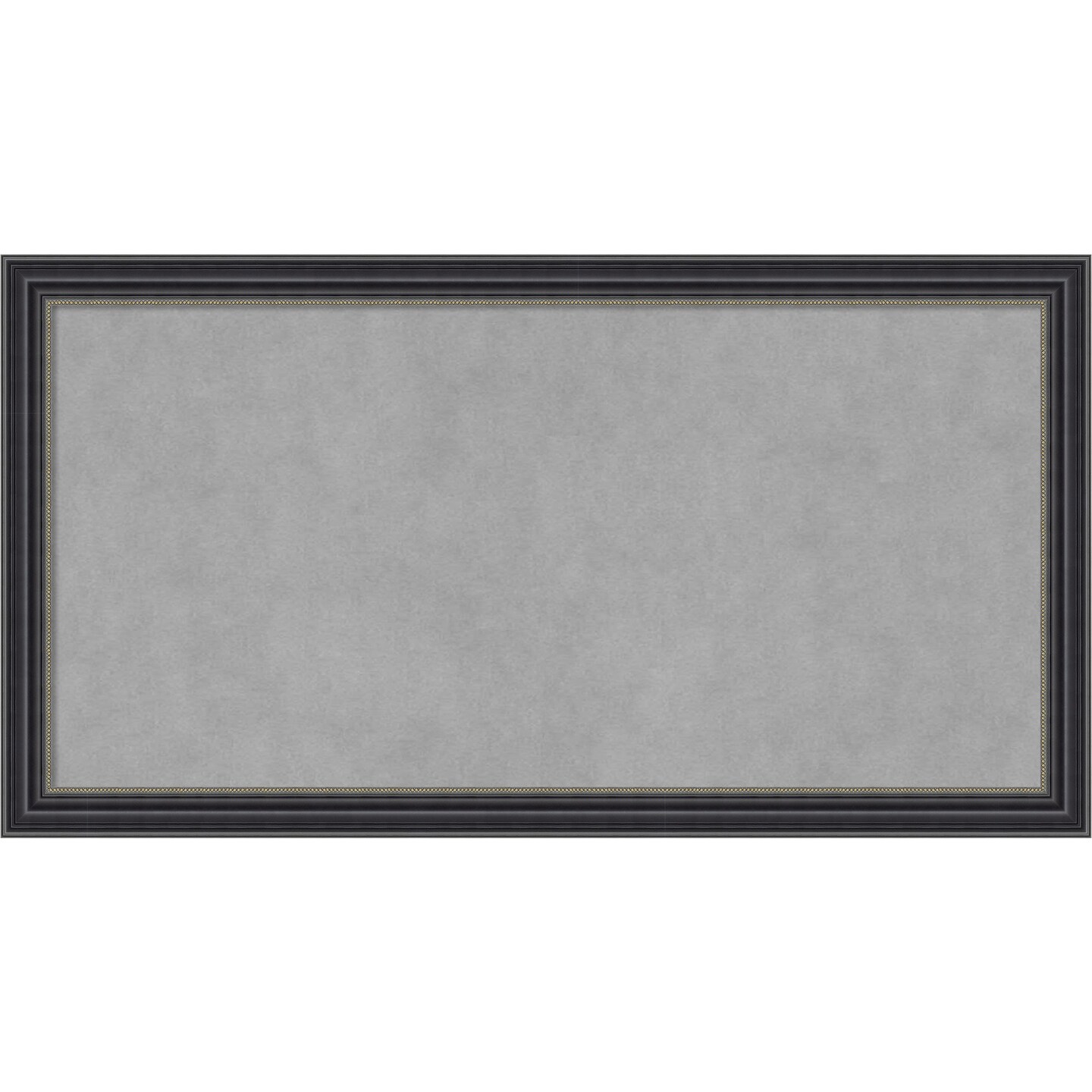 Stylish Black Wood Framed Magnetic Board
