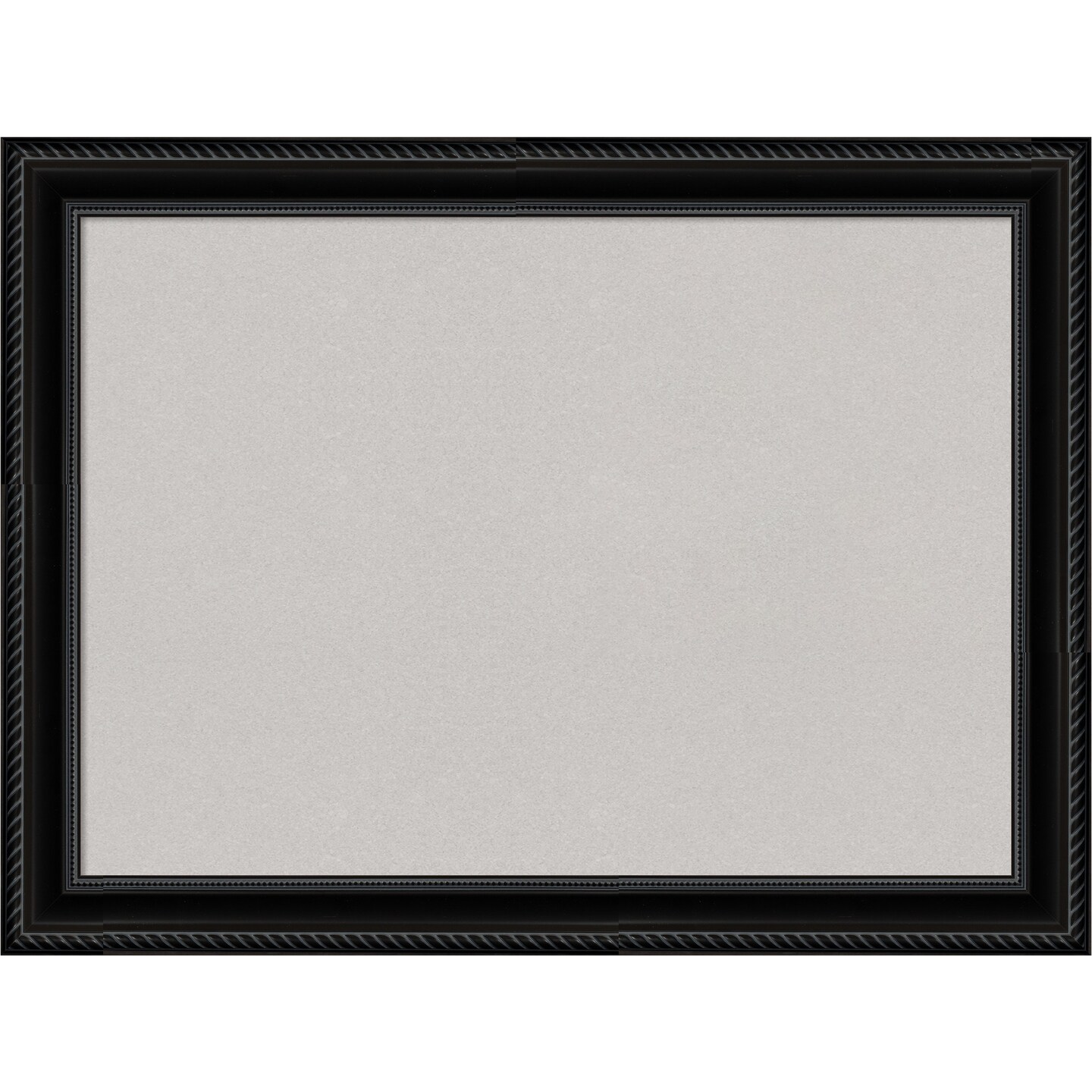 Corded Framed Corkboard, Grey Cork
