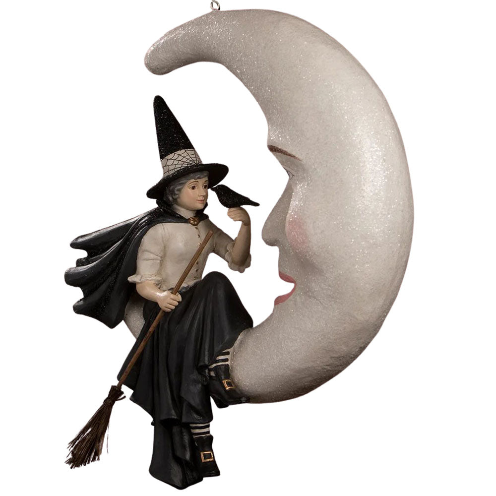 Bewitching Moon Witch Large Ornament 20&#x22;