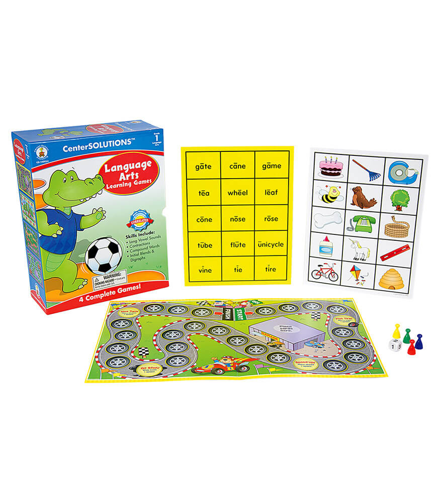Carson Dellosa Language Arts Learning Games, Grade 1