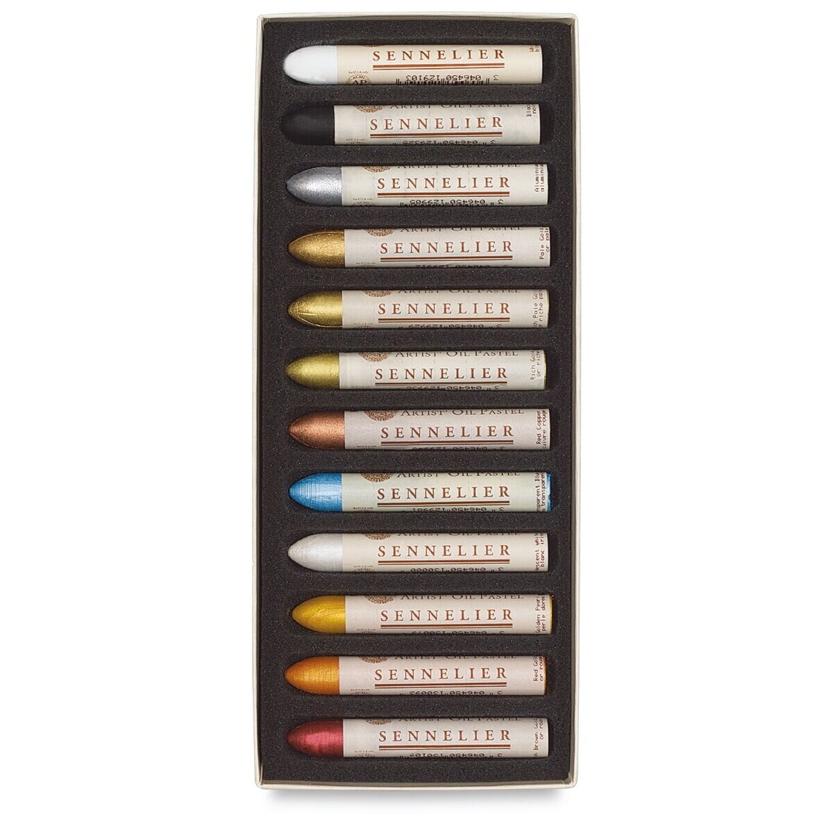 Sennelier Oil Pastel Set - Iridescent Colors, Set of 12