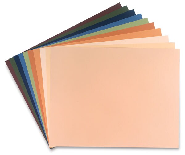 Canson Mi-Teintes Art Paper - Portrait Colors, 19&#x22; x 25&#x22;, Pkg of 10