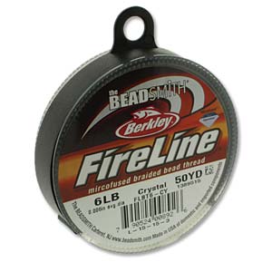 6lb Crystal Fireline Beading Thread 50yd – i-Bead Inc.