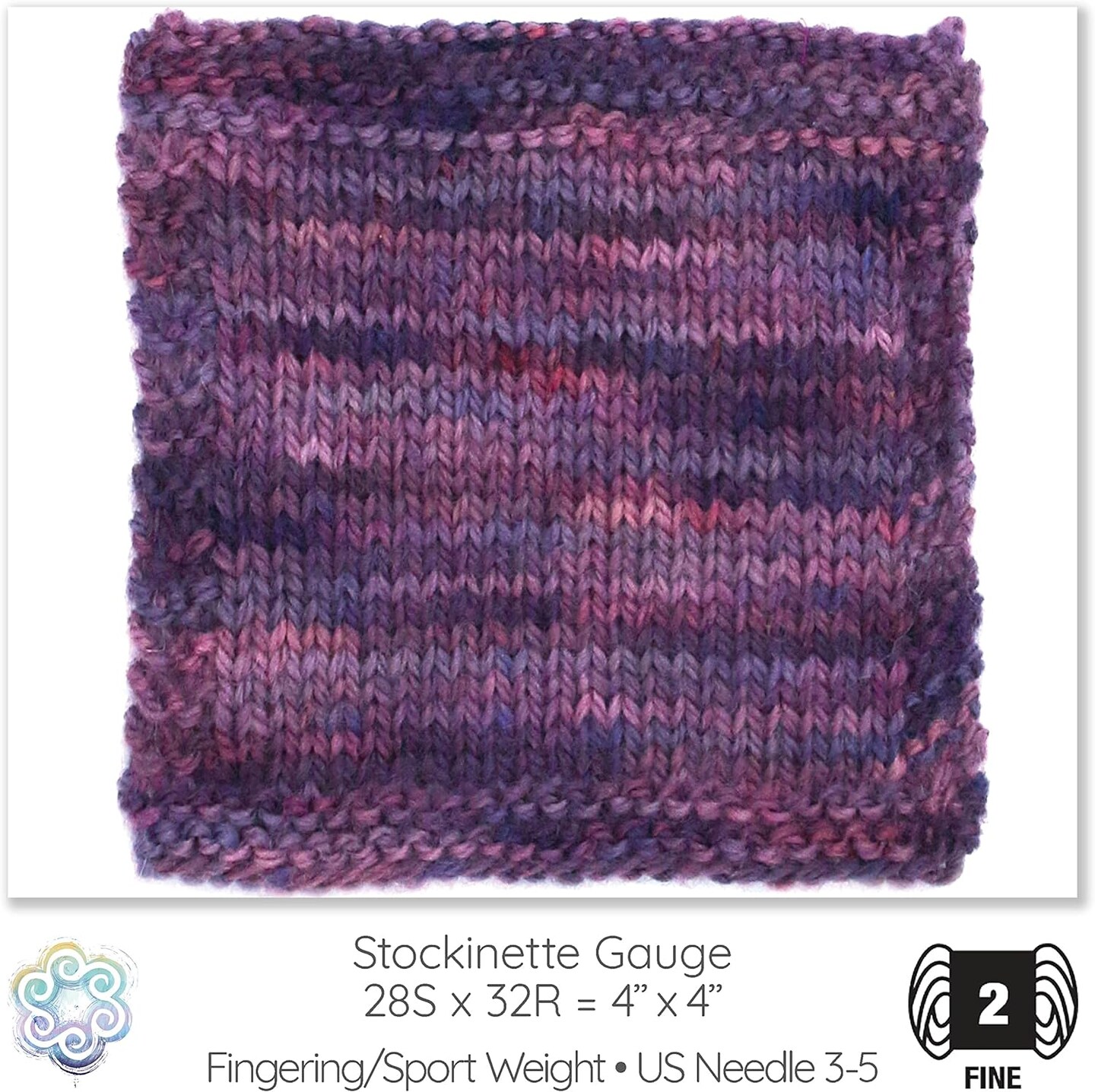 Organic Wool Yarn - Ecolana Certified Organic, Pacific Northwest Hand Dyed, #2 Fingering /Sport Weight, Knit, Crochet, Weave.