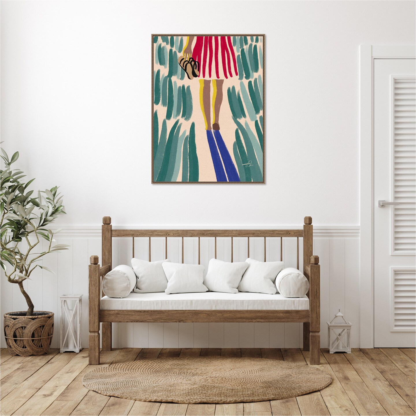 Unburdened by Fabian Lavater Framed Canvas Wall Art