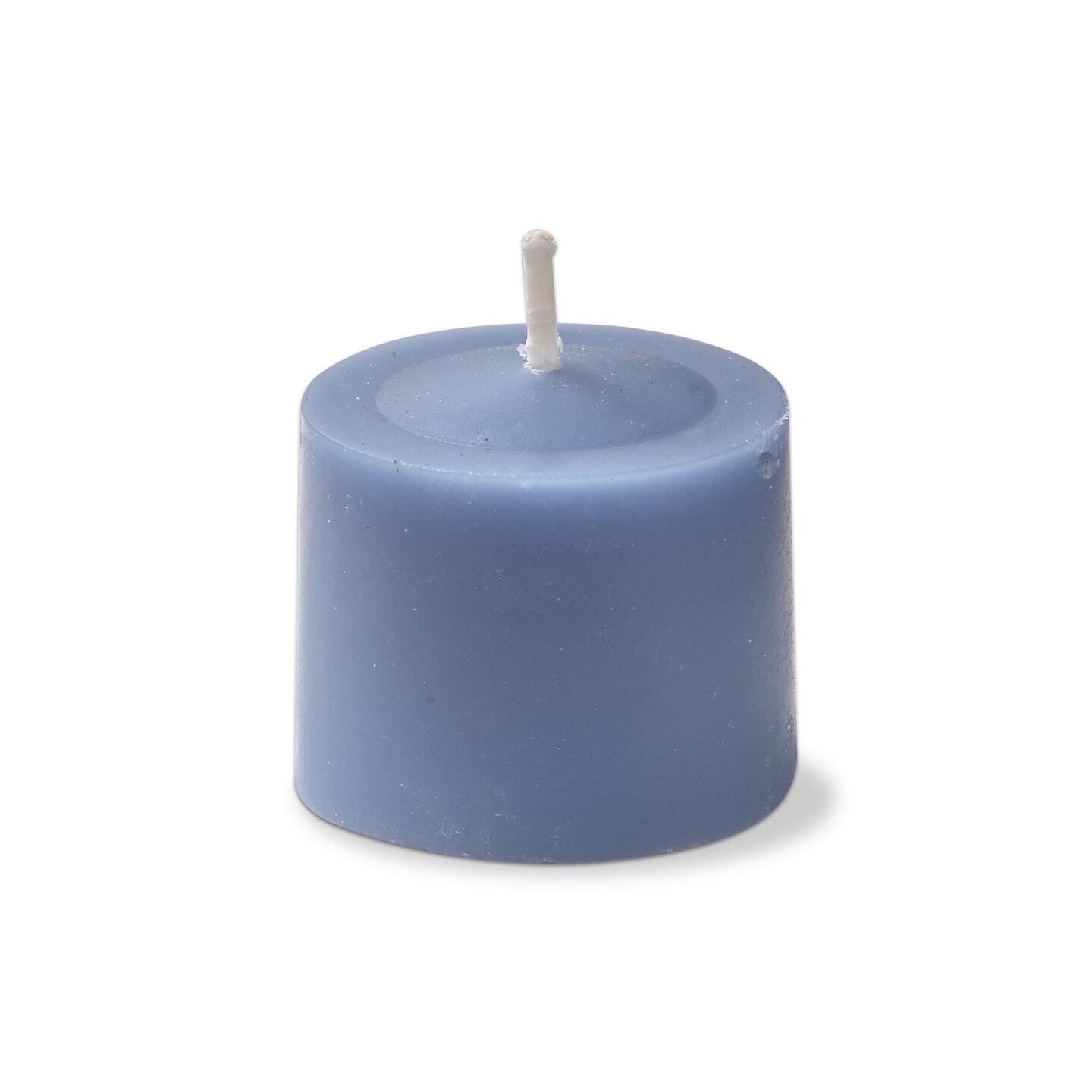 Color Studio Votive Candles Set of 12 Slate Blue Smokeless Paraffin Wax Burn Time 5 Hrs.